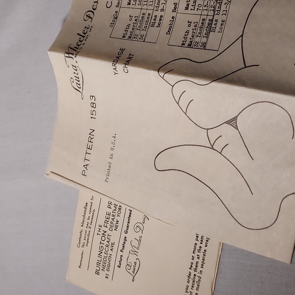 Vintage Laura Wheeler Design Instructions for Crochet & Quilting Patterns - Picture 5 of 12